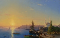 View of Constantinople and the Bosphorus by Ivan Aivazovsky