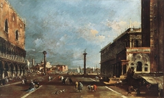 View of Piazzetta San Marco towards the San Giorgio Maggiore by Francesco Guardi