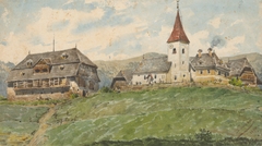 View of St. Johann by Friedrich Carl von Scheidlin