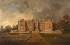 View of the Entrance Front of Surrenden Dering, Kent by Rebecca Dulcibella Orpen