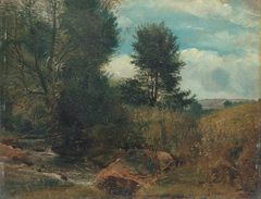 View on the River Sid, near Sidmouth by Lionel Bicknell Constable