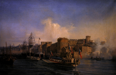 Visite de Napoléon III à Brest by Auguste Étienne François Mayer