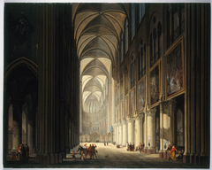 Vue intérieure de Notre-Dame, en 1789 by Jean-François Depelchin