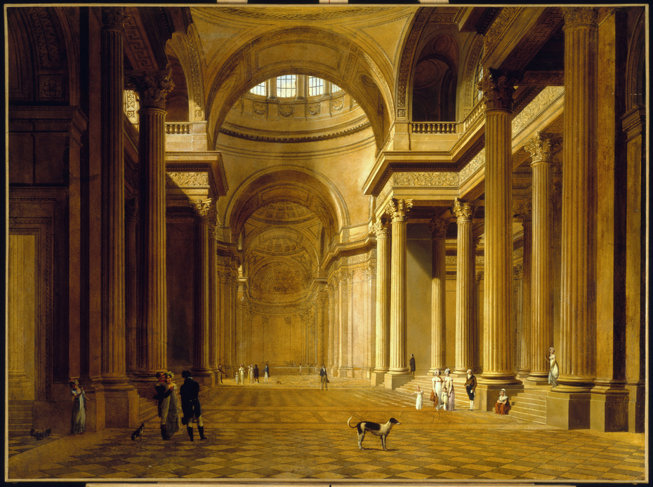 Vue intérieure du Panthéon