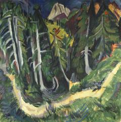 Waldschlucht Stafel by Ernst Ludwig Kirchner