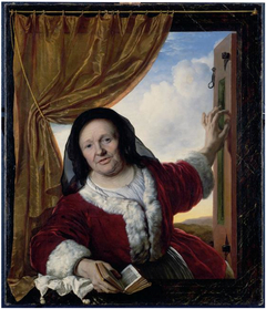 Woman in the window by Bartholomeus van der Helst