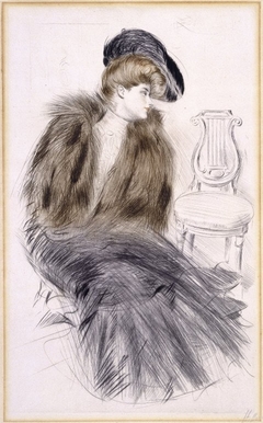 ''Woman Seated'' by Paul César Helleu