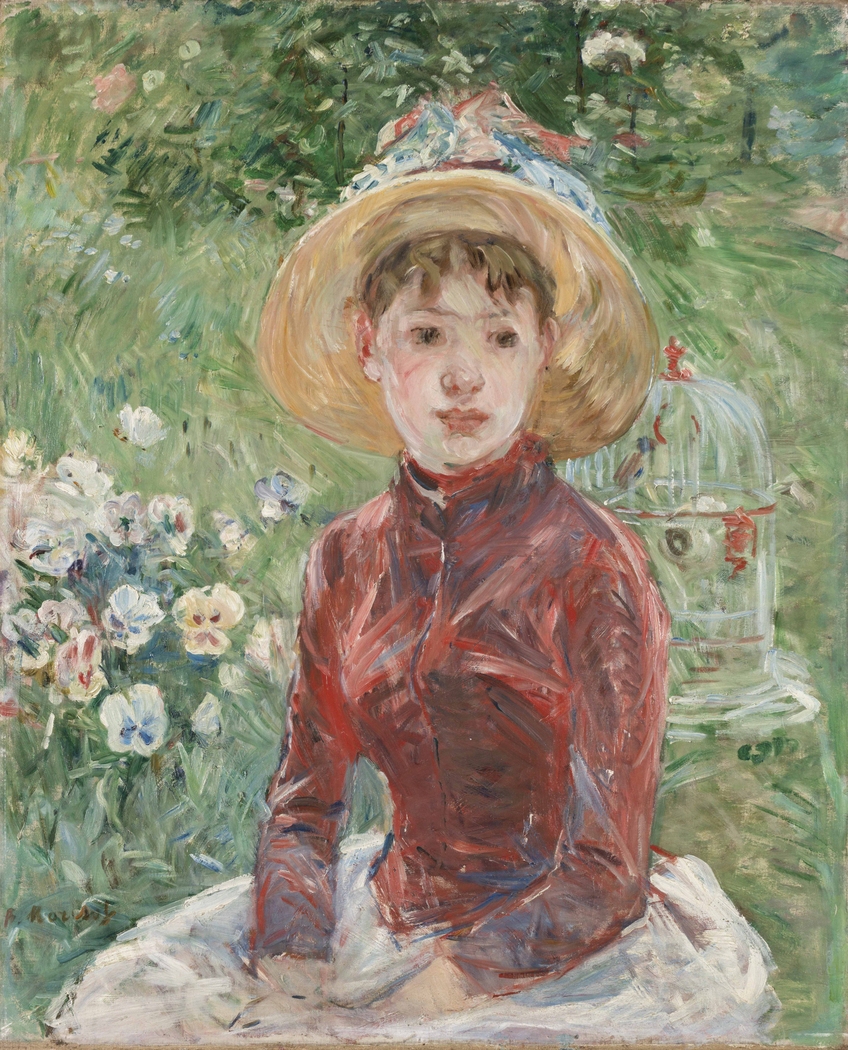 Young Girl with Cage