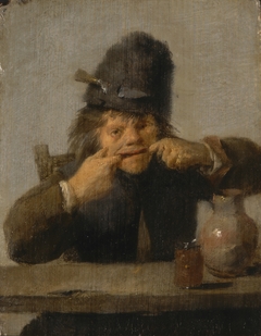 Youth Making a Face by Adriaen Brouwer