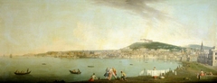 A View of the Gulf of Pozzuoli and  the Bay of Baia beyond with Capo Miseno, Procida and Ischia by Gabrielle Ricciardelli