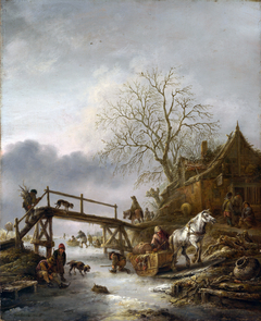 A Winter Scene by Isaac van Ostade