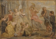Achilles Discovered among the Daughters of Lycomedes by Peter Paul Rubens