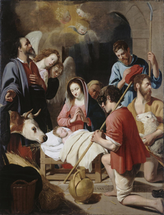Adoration of the Shepherds by Jacob van Oost