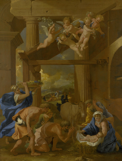 Adoration of the Shepherds (Poussin) by Nicolas Poussin