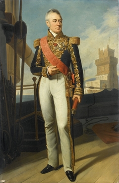 Albin-Reine, baron Roussin, amiral de France by Charles-Philippe Larivière