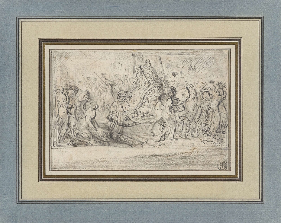Allegorie op de terugkeer in Parijs van Lodewijk XVI na zijn kroning te Reims