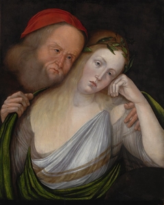 An Old Man and a Young Woman (The Nymph Agapes and Her Old Husband)