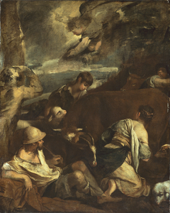 Annunciation to the Shepherds by Anonymous