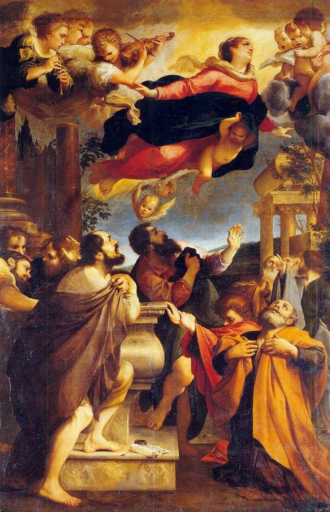Assumption Of Mary Annibale Carracci Artwork On Useum
