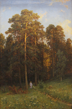 At the edge of a pine forest by Ivan Shishkin