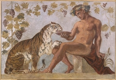 Bacchus et un tigre by Eugène Delacroix