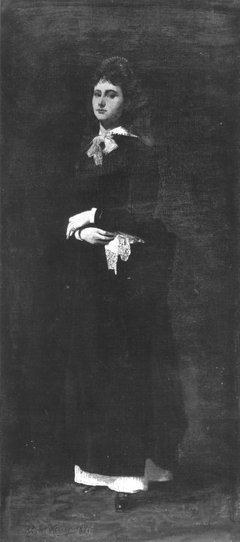 Bildnis der Frau Catore by Albert von Keller