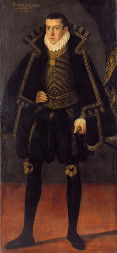 Bildnis des Pfalzgrafen Friedrich von Zweibrücken-Veldenz-Parkstein im Alter von 18 Jahren by Master of the Vohenstrauss Portrait