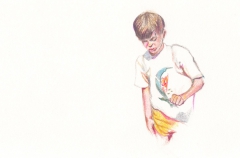 Boy playing by Marianna Ignataki