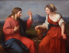 Christ and the Samaritan woman at the well by Angelica Kauffman