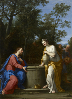 Christ and the Woman of Samaria by Marcantonio Franceschini