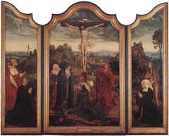 Christ on the Cross with Donors by Quinten Metsys