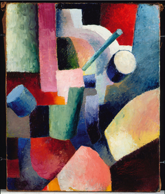 Colored Composition of Forms by August Macke