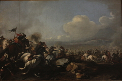 Combat de cavalerie (MG 131) by Pandolfo Reschi