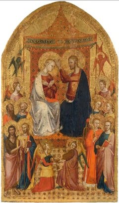 Coronation of the Virgin by Don Silvestro dei Gherarducci