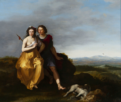 Couple by Cornelius van Poelenburgh