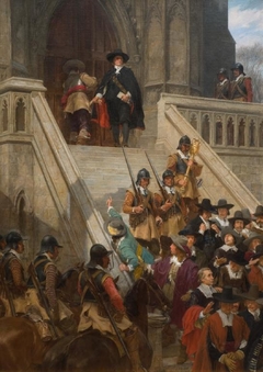Cromwell dissolving the Long Parliament by Andrew Carrick Gow