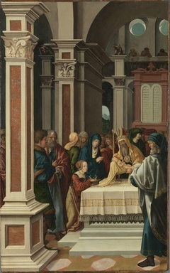 Darbringung Jesu im Tempel (zugeschrieben) by Leonhard Beck
