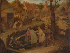 Das Gleichnis des Blinden by Pieter Breughel the Younger
