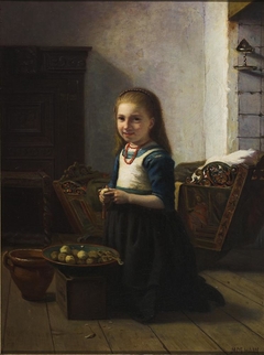 De kleine Huishoudster by Meijer de Haan