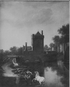 De Wittefrouwenpoort in Utrecht by Willem van Drielenburg