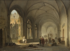 Der Klostergang des Utrechter Doms
