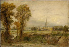 Distant View of Salisbury Cathedral by John Constable