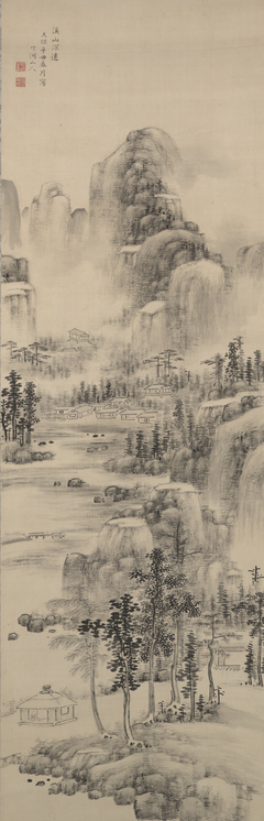 Distant View of Streams and Mountain by Chikutō Nakabayashi