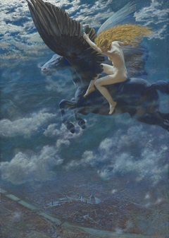 Dream Idyll (A Valkyrie) by Edward Robert Hughes