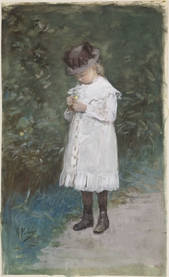 Elisabeth Mauve (b. 1875), Daughter of the Artist by Anton Mauve