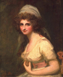 Emma Hart, later Lady Hamilton, in a White Turban by George Romney