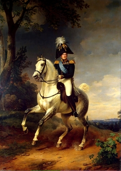 Equestrian Portrait of Alexander I (1777-1825) by Franz Krüger
