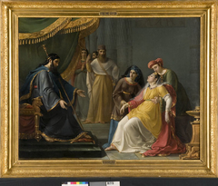 Esther appearing before Ahasuerus