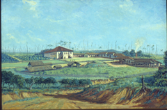 Fazenda em Campinas, 1840 by Henrique Manzo