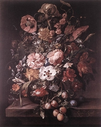 Flowerpiece with prunes
